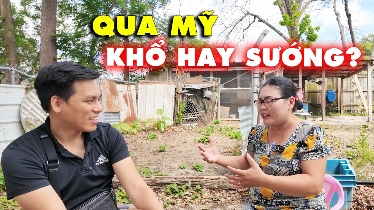Cô Ba Bình Dương trải lòng lần đầu ĐỊNH CƯ MỸ ở Tuổi 53 - THƠ LÊ CUỘC SỐNG NÔNG THÔN MỸ