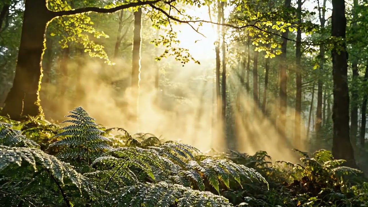 Peaceful Morning Forest Sounds | Singing Birds & Sunrise Ambience (8 Hours)