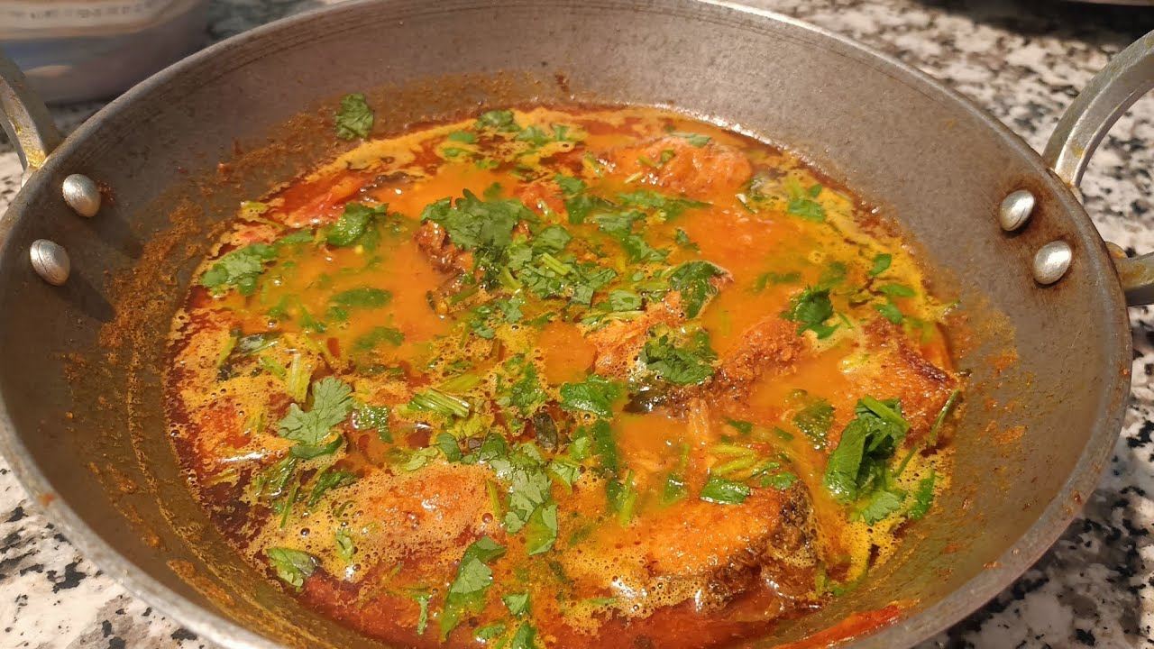Fish Fry Curry In Simple Style ! Yummy Fish Curry Recipe 😋