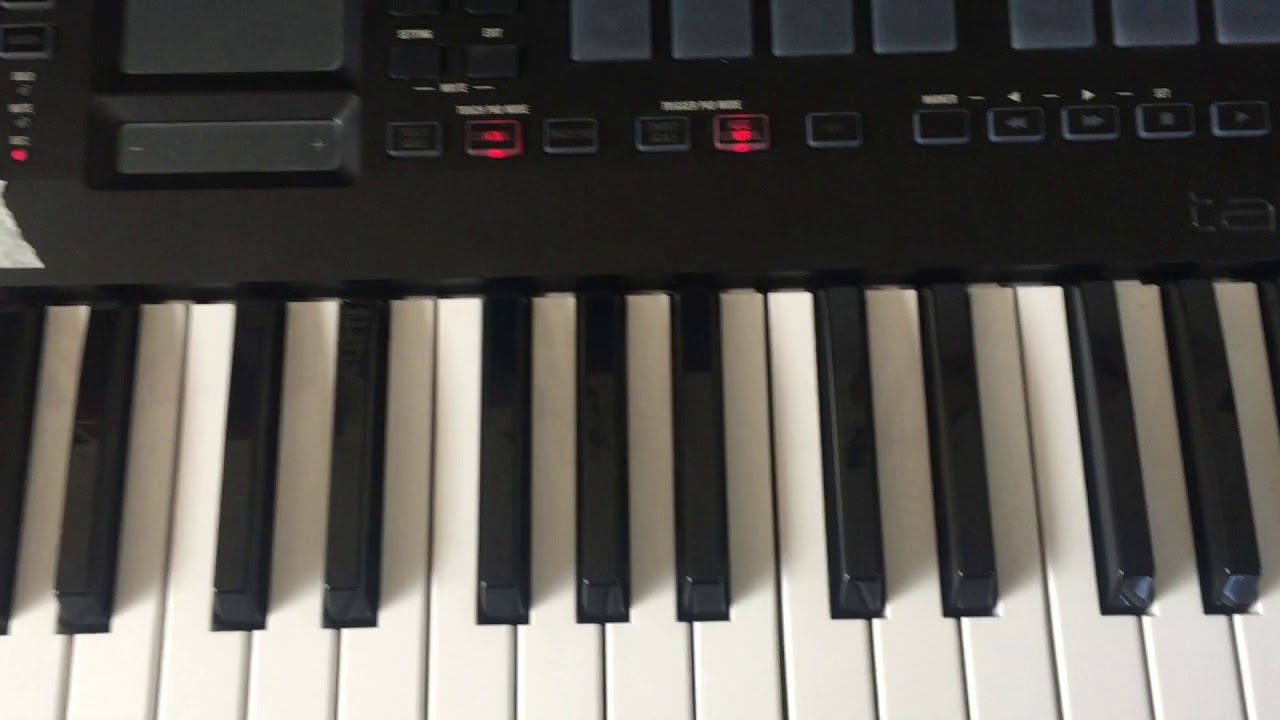 Korg Taktile 49 as a midi controller for Ableton Live