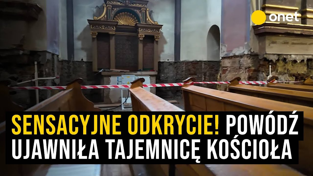Sensacyjne odkrycie w Kłodzku! Pow&oacute;dź ujawniła ukryte tajemnice kościoła