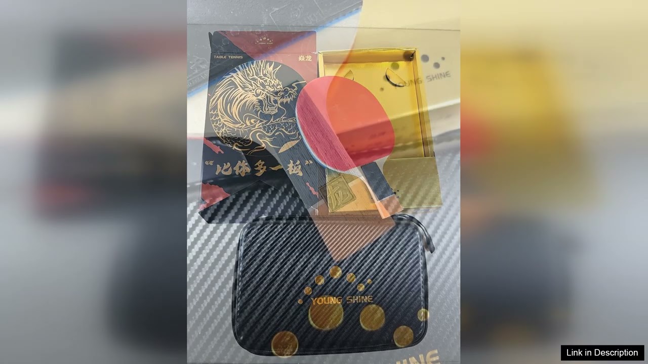 Professional Ping Pong Paddle Built in arylate Carbon Table Tennis Racket eBay