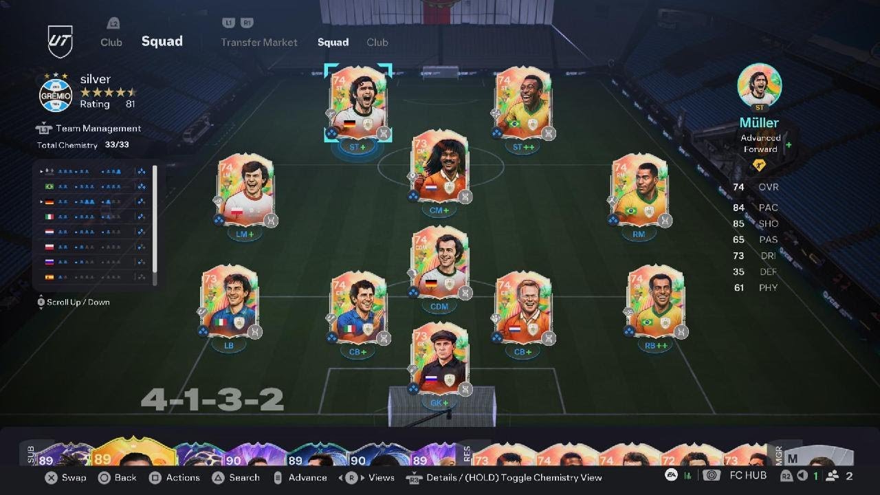 EA SPORTS FC 26: Squad Battles legendary with silver team