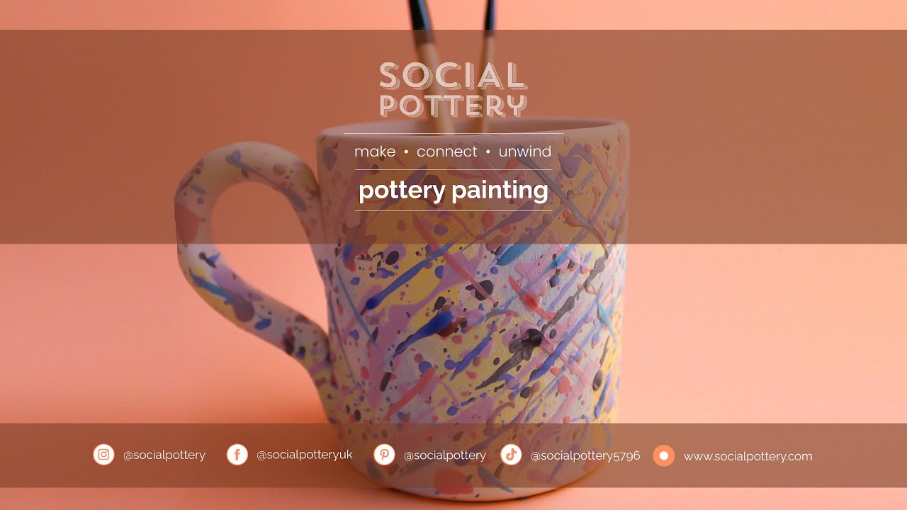 Techniques for painting your own pottery at home 🫶