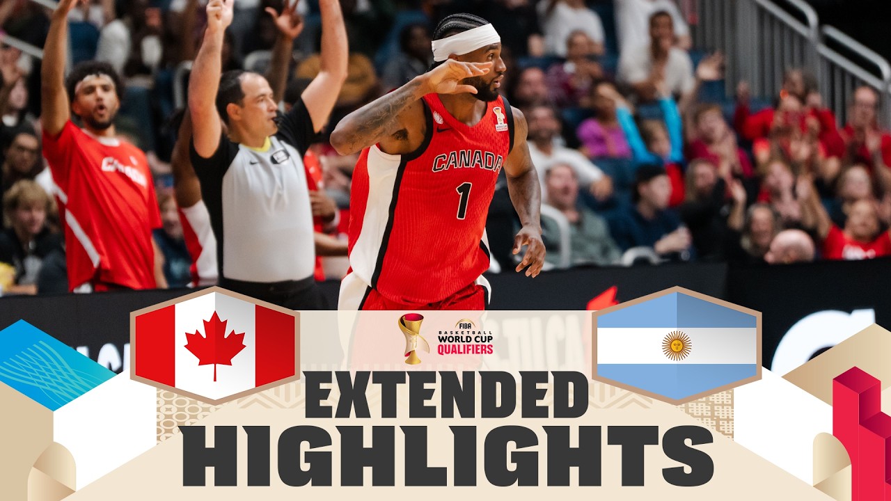 Canada 🇨🇦 v Argentina 🇦🇷 | Extended Highlights | FIBA Basketball World Cup 2027 Americas Qualifiers