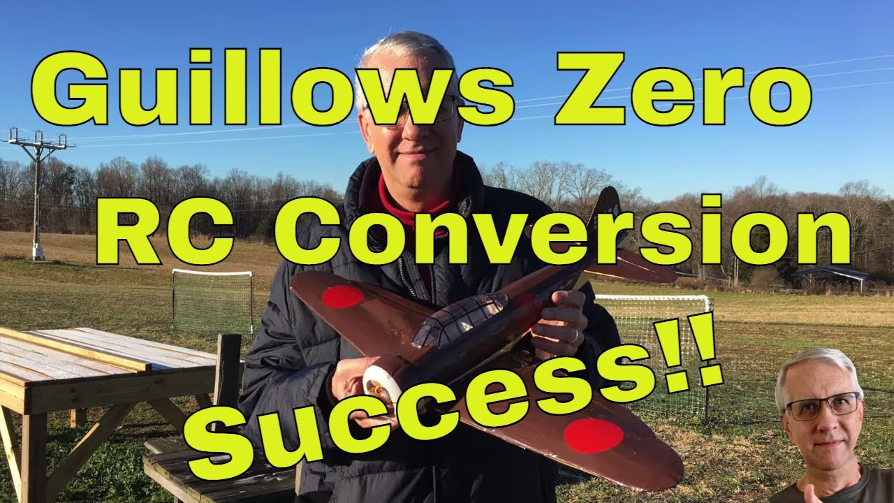 Guillows Zero RC Conversion Success