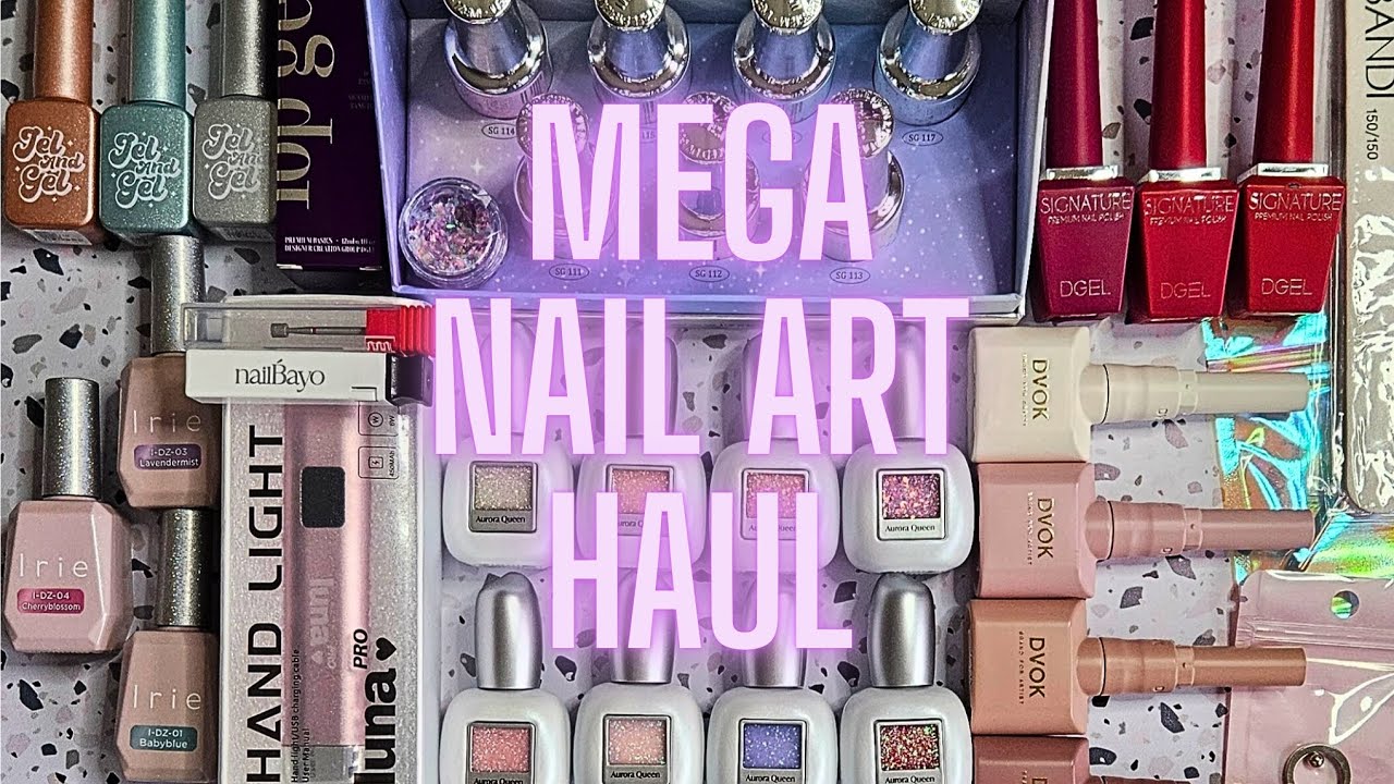 Mega Korean Gel/Nail Art Haul (Sweetie Nail Supply, Luna Beauty, and Hae Nails)