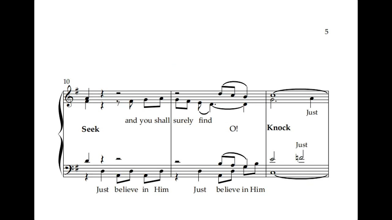 BCS Anthem In Staff Notation Composed By Usoro Usoro 