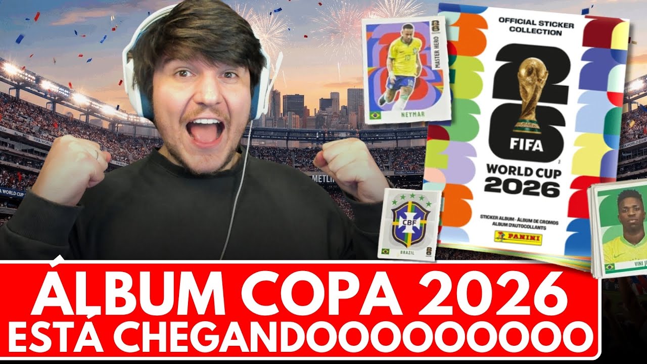 Álbum de Figurinhas Copa do Mundo 2026 ESTÁ CHEGANDO !!!!!!