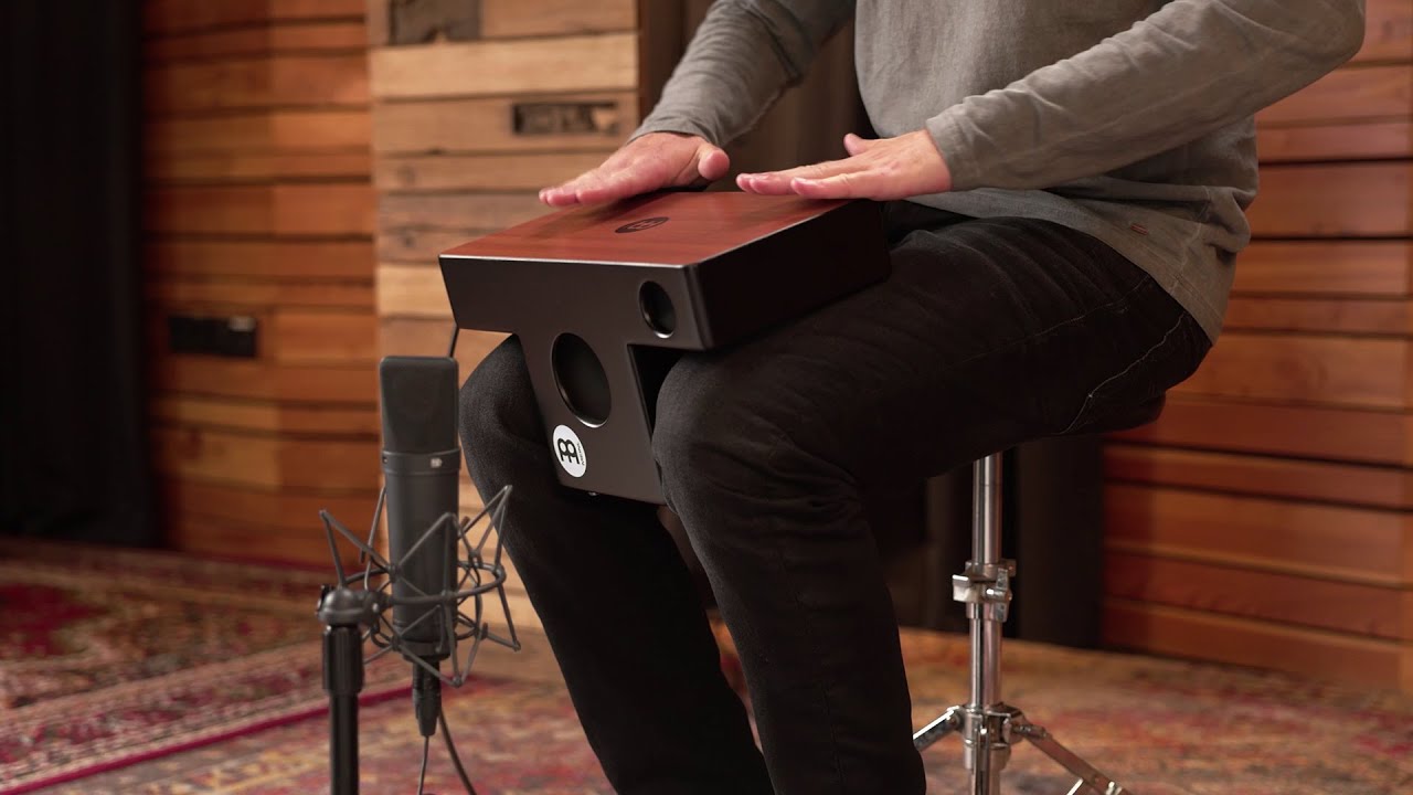 MEINL Percussion - Pickup Slaptop Series Cajon (Patented) - Mahogany - PTOPCAJ4MH-M