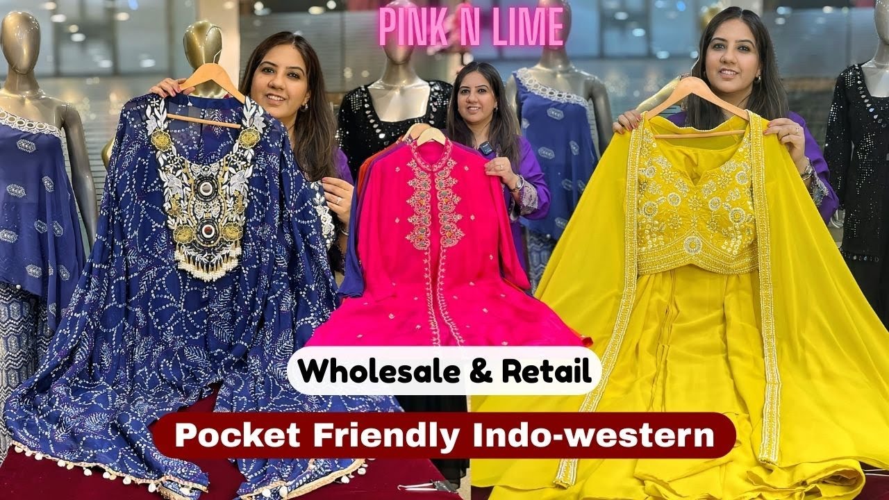 Pocket Friendly Indo-Western | Pink n Lime