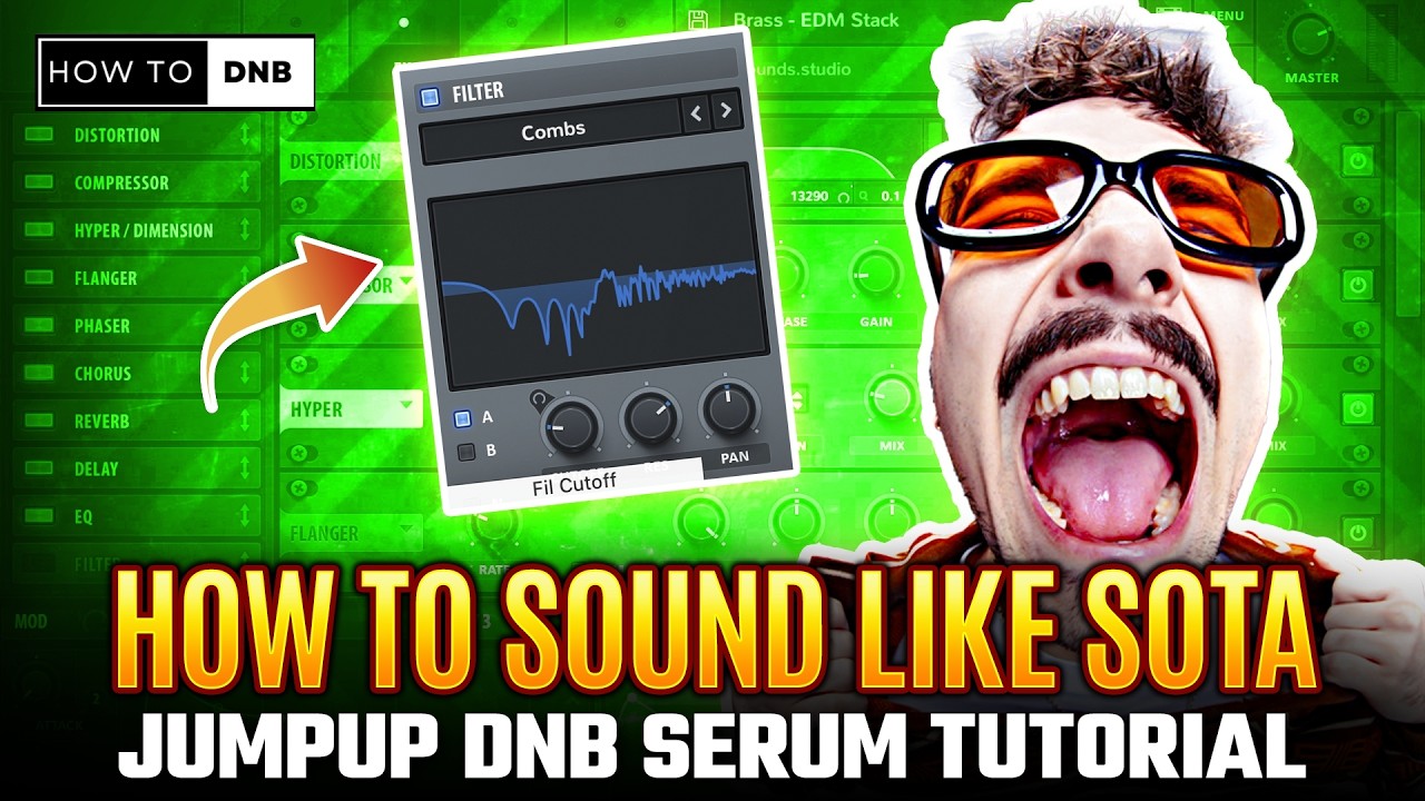 How to: Acid Jump Up Stabs - This is how SOTA sounds so DISGUSTING - Belgian/ UK Jumpup DNB Tutorial