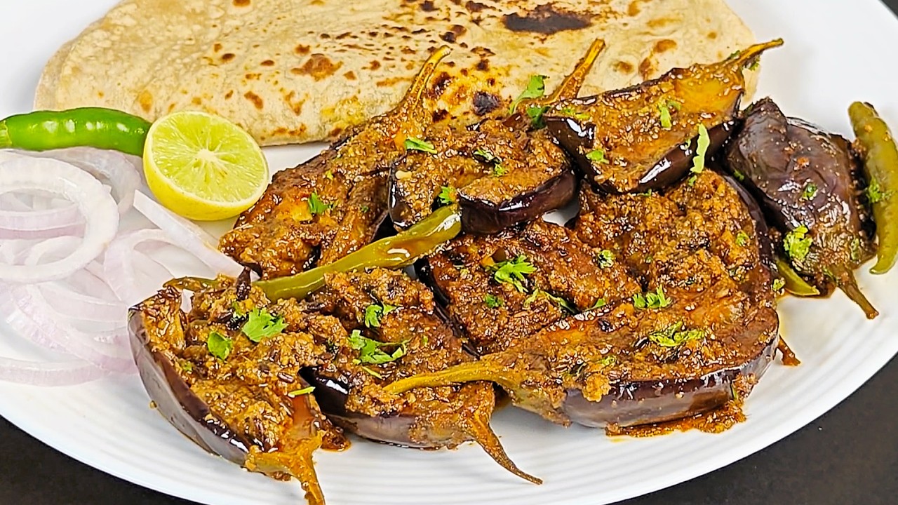 Baingan Masala Fry | Chatpata Baingan Masala  | Brinjal Masala Recipe
