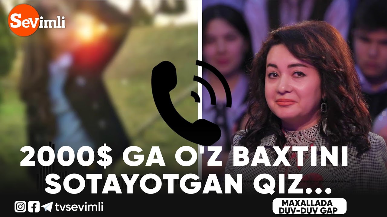 2000$ GA O'Z BAXTINI SOTAYOTGAN QIZ...😱