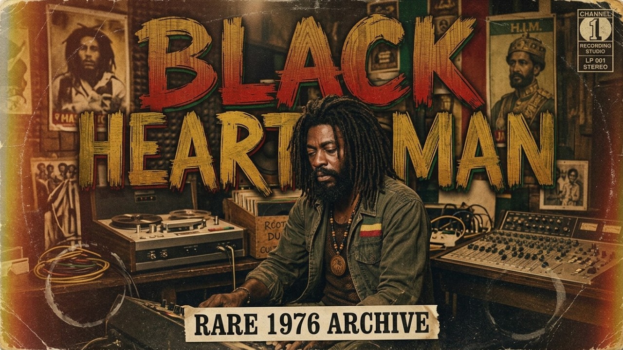 ROOTS REGGAE | Black Heart Man | Lost Vintage Session | Rare 1976 Archive #rootsreggae #dubreggae