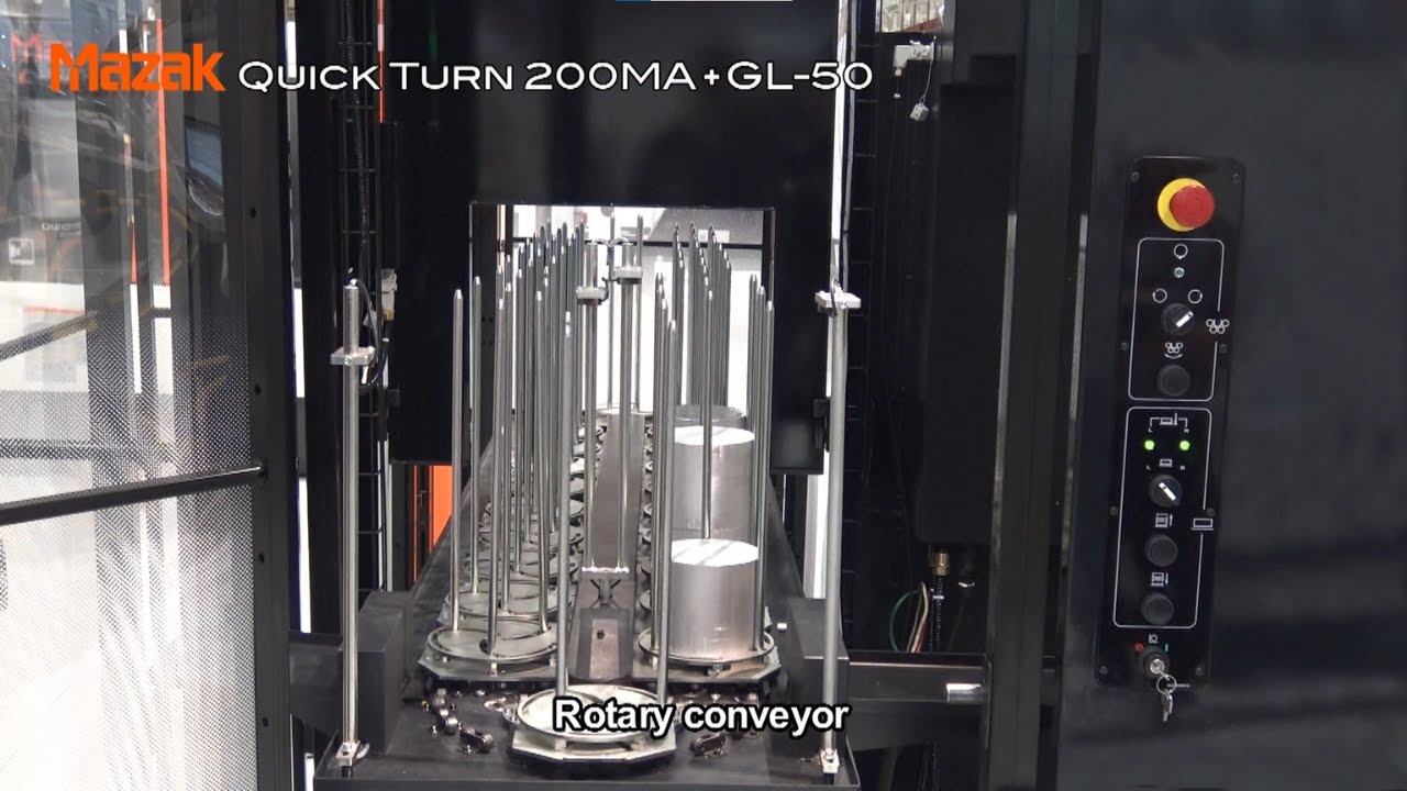 QUICK TURN 200MA + GL-50: CNC turning center with gantry loader automation