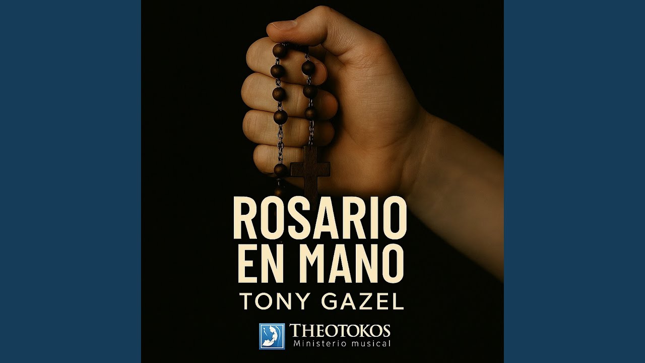 Rosario en mano.