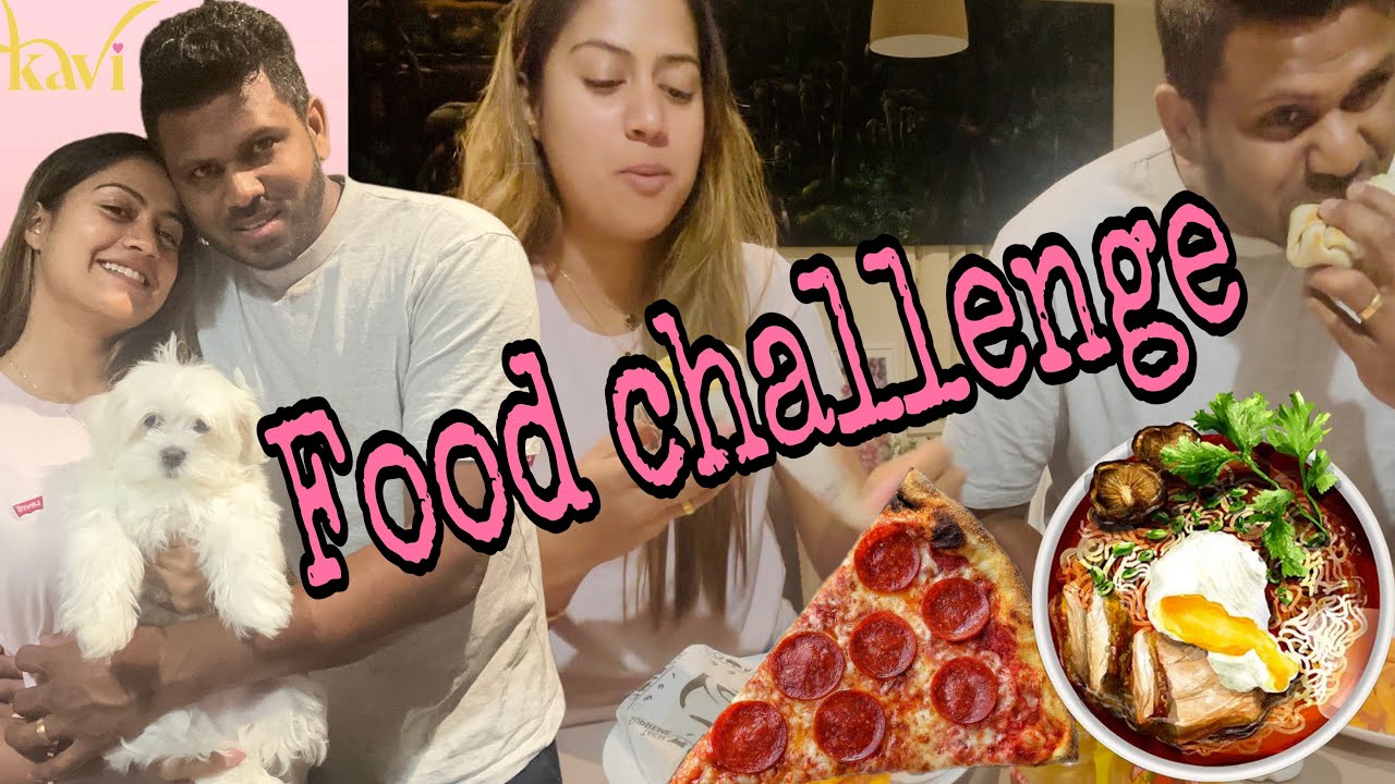 එයා හොර කලාට මම තමයි දින්නේ. | අපි 3 දෙනාගේ food challenge♥️ kavi vlogs💞