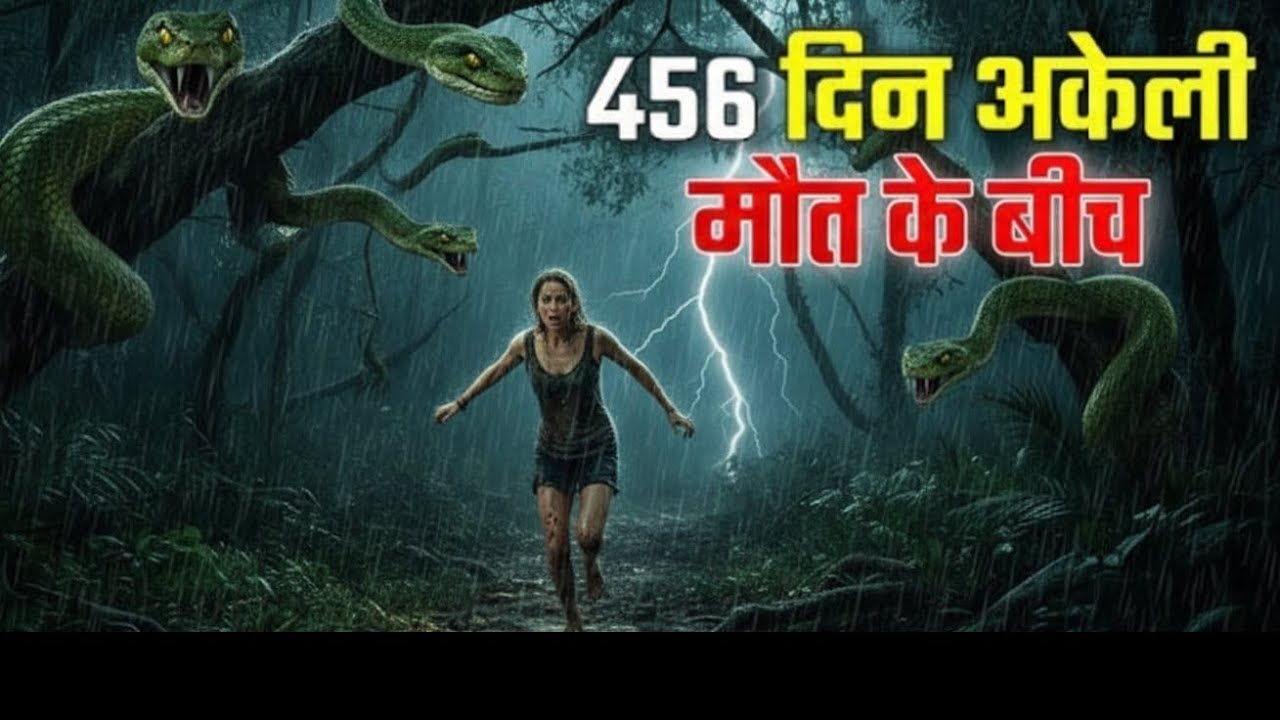456 दिन एक वीरान टापू पर अकेली लड़की | यह कहाणी ऍमेझॉन जंगल कि हें ...😱 #amazon 