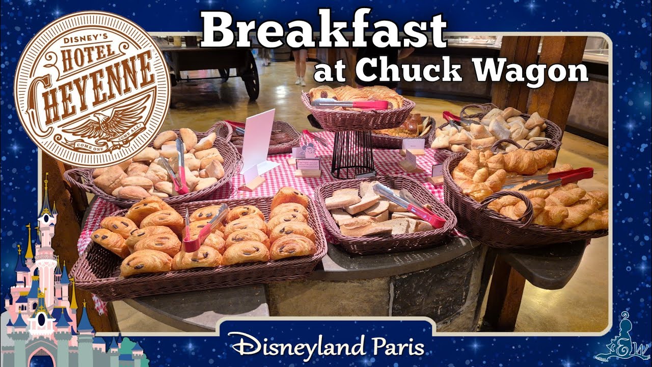 [Disneyland Paris 4K] Breakfast at Chuck Wagon - Hotel Cheyenne