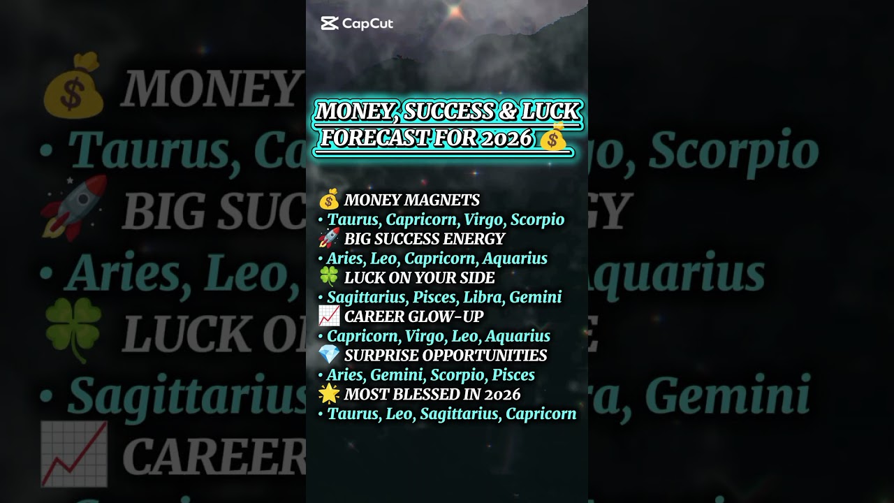 2026 BANK ACCOUNT FORECAST BY ZODIAC SIGN 🔮&lrm;#shorts #viral #zodiac #trending