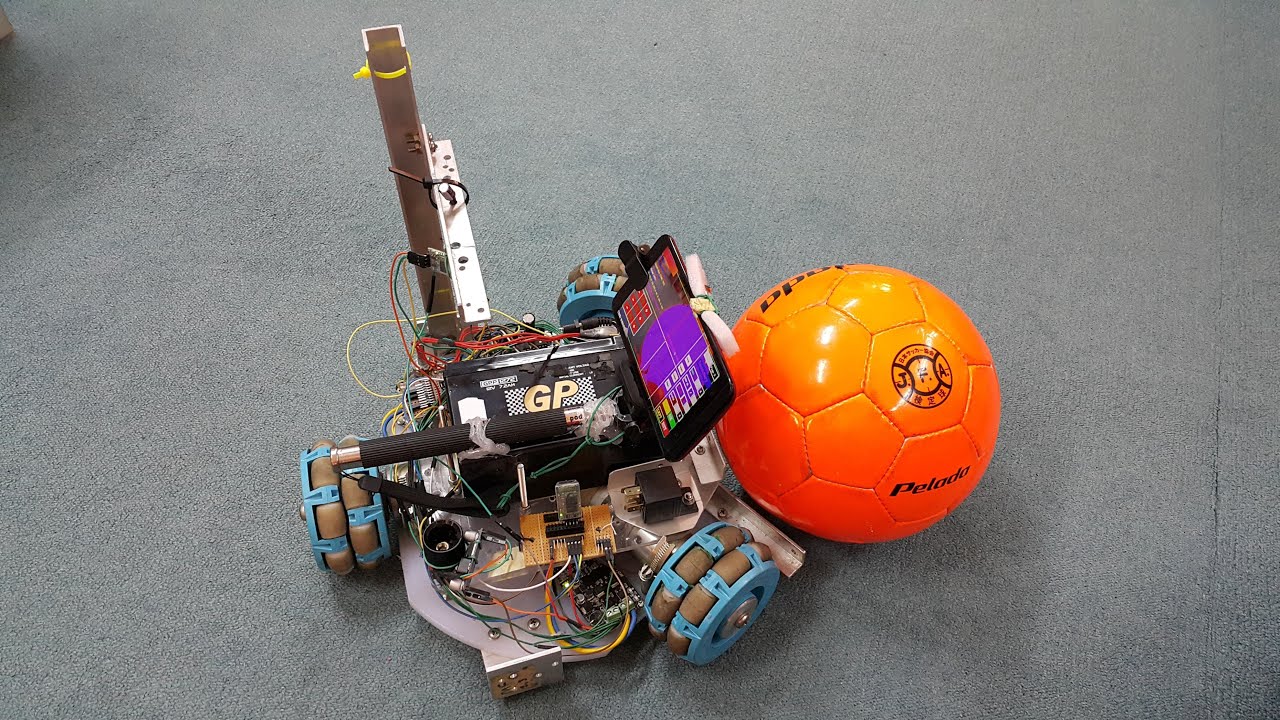 Android-controlled Color Tracking 3WD Omni Robot