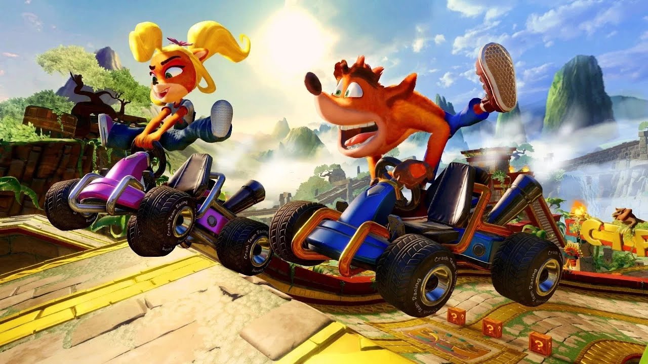 CTR Splitscreen Review PS4 Pro