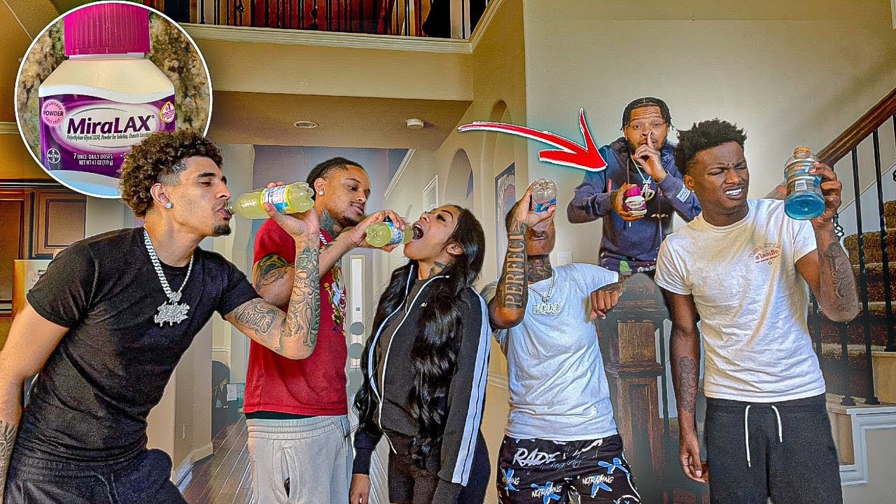 I Bought Drinks For The Gang But I Put This In Them..😨 *everybody felt a way*