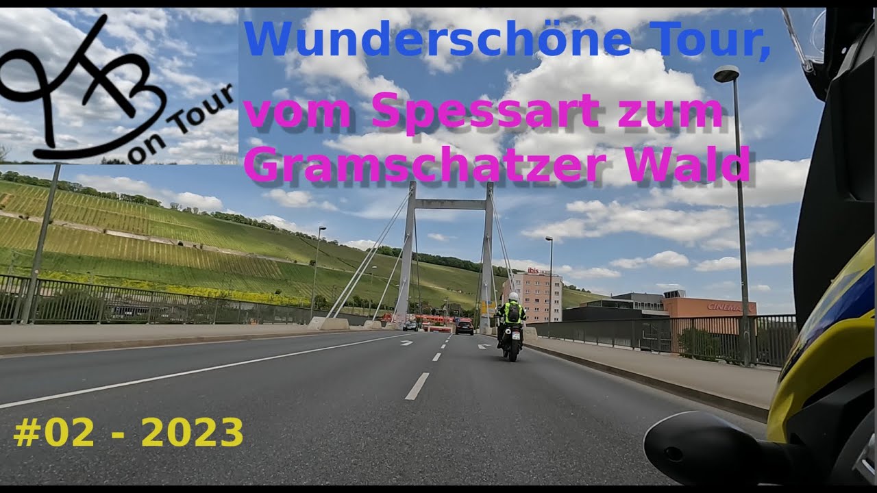 Motorradtour vom Spessart zum Gramschatzer Wald