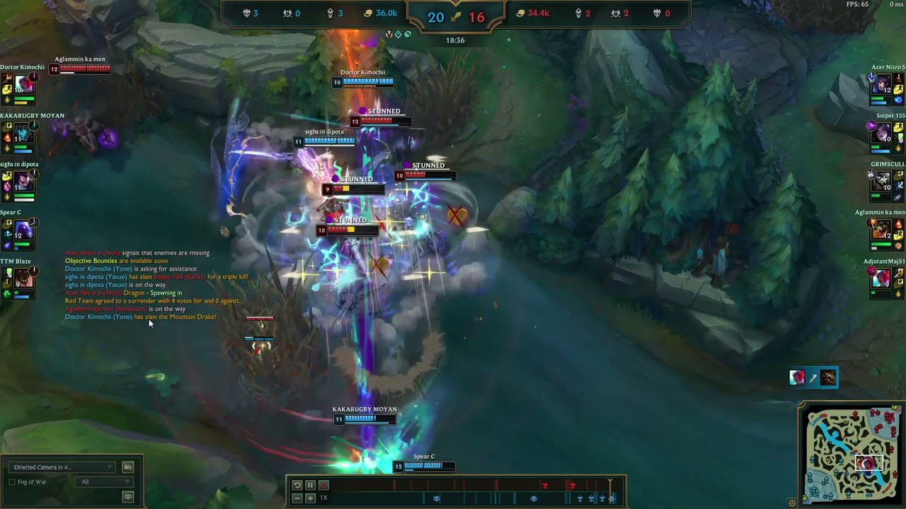 Malphite + Yasuo + Yone Satisfying Combo! League of Legends