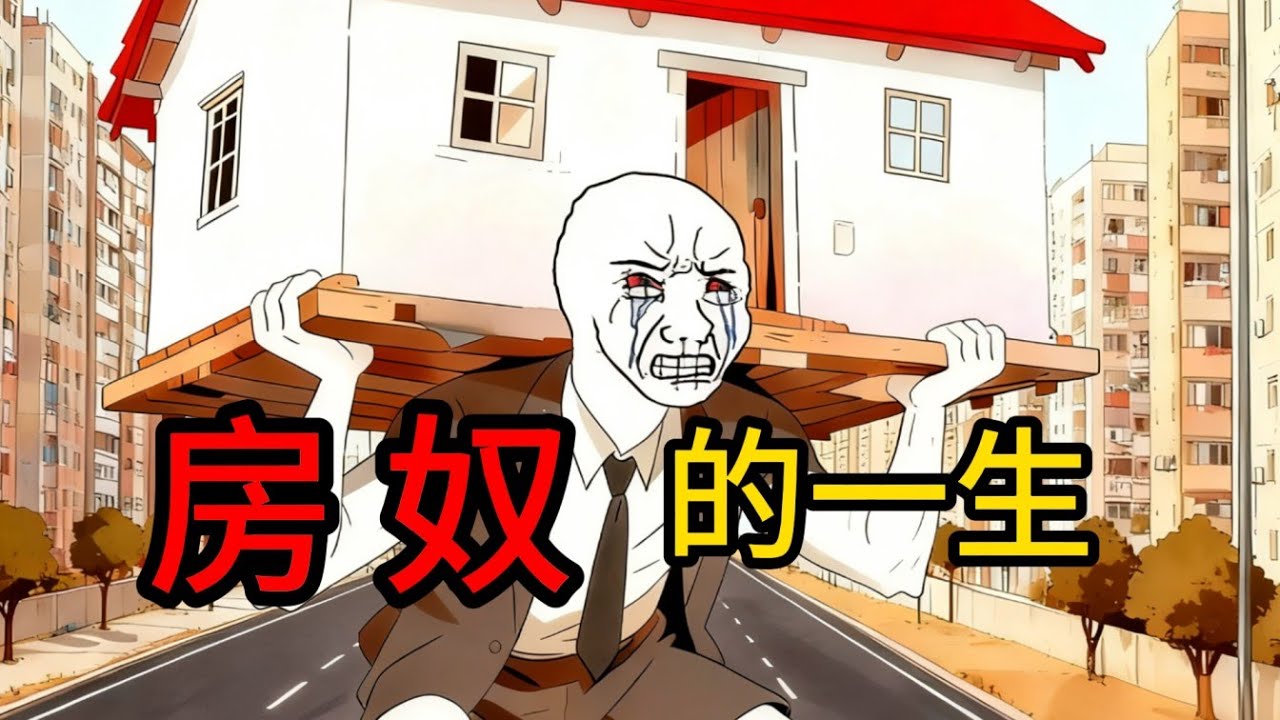 房贷奴的一生 | 那一年，我们以为买房就能幸福 | 是梦想的家，还是牢笼？ |#wojak   | #现实  |#搞笑  | #房贷  | #加班