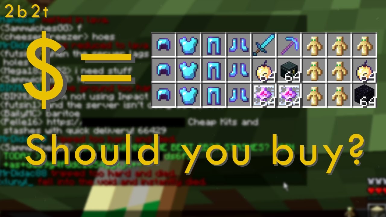 I Bought Kits from 2b2t Chat - Should YOU do it?