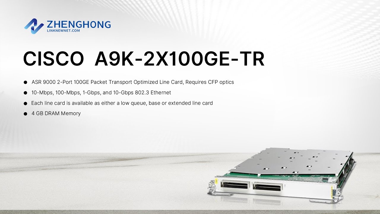 Cisco ASR 9000 Ethernet Linecard, A9K-2X100GE-TR(on sale)