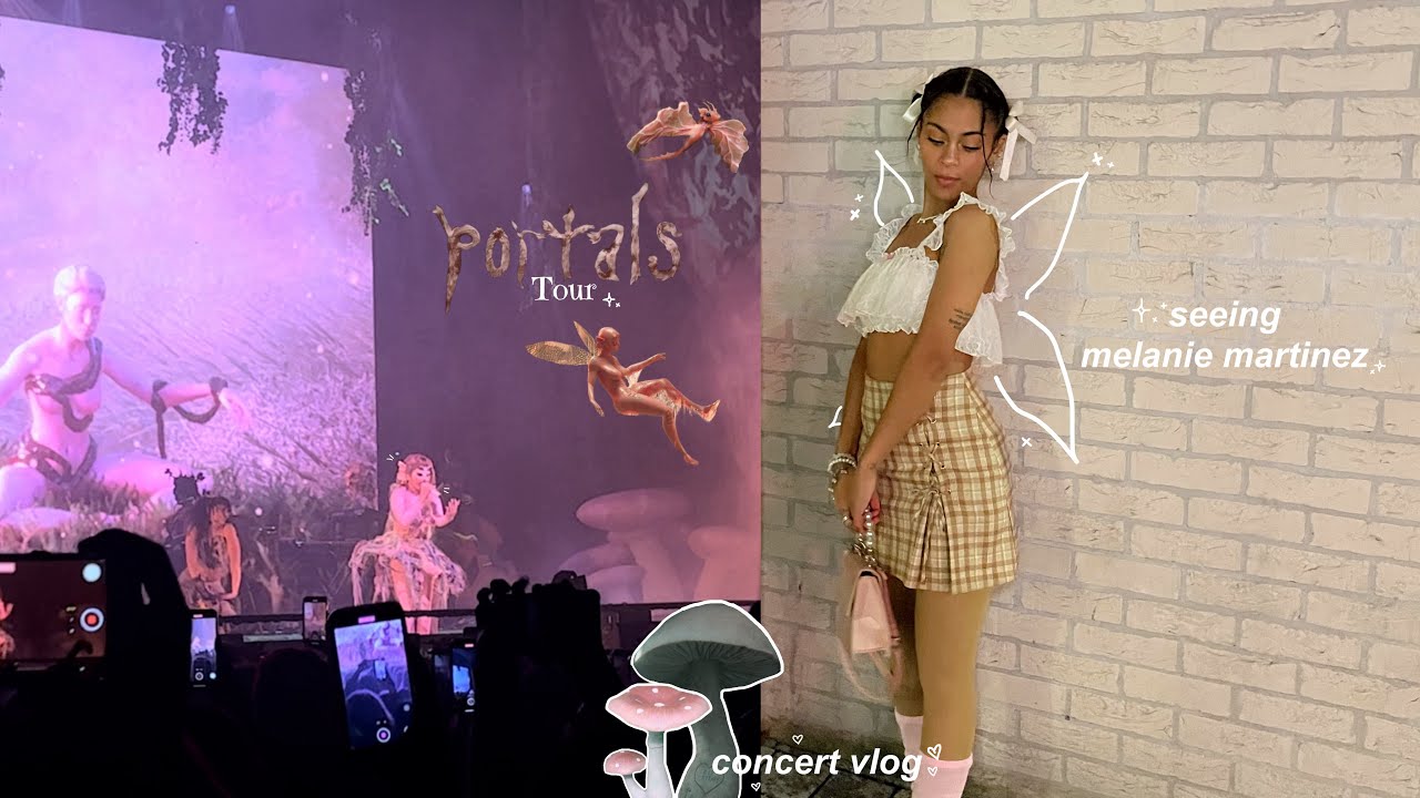 concert vlog: seeing melanie martinez at the portals tour | london 🎀 🫧🪺 (grwm)