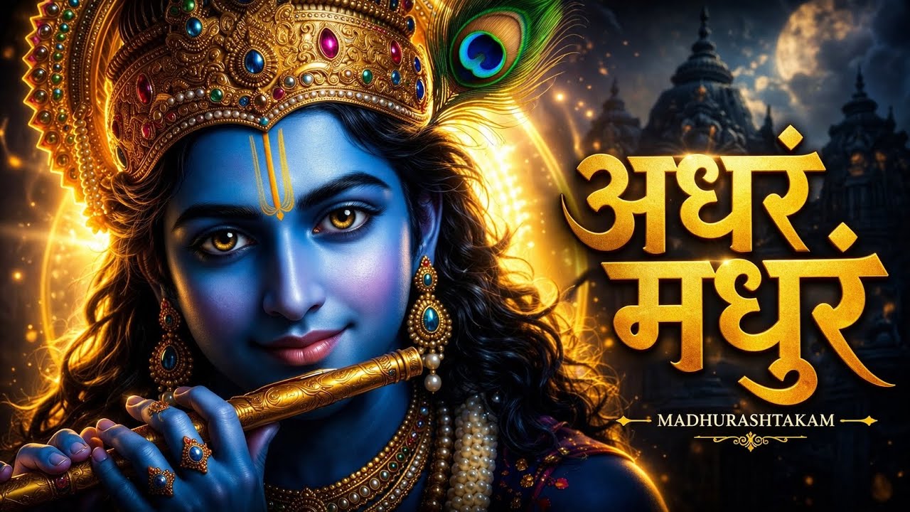 Adharam Madhuram – Madhurashtakam | Sweet Krishna Bhajan | Divine Sanskrit Chant for Peace