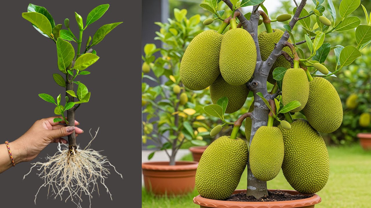 Super Special Technique for Propagating Jackfruit Tree With Potatoes, how to growing jackfruit tree