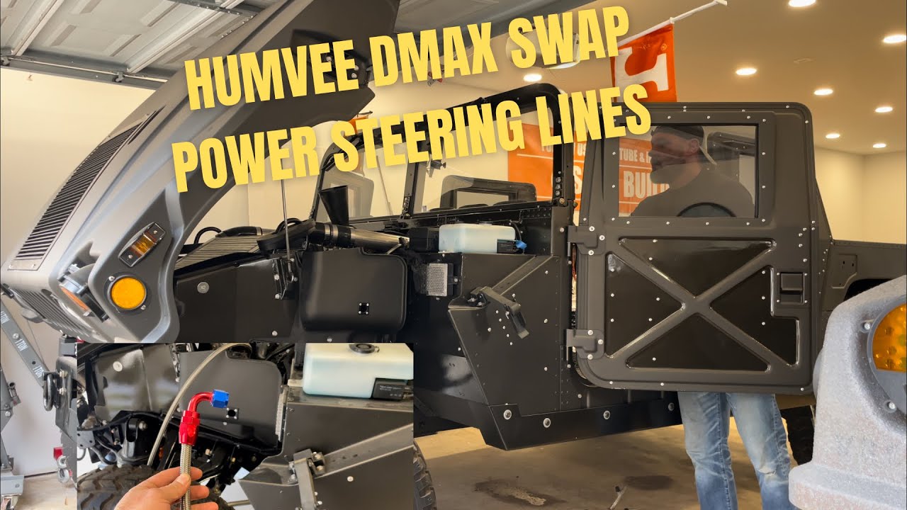 Humvee Duramax Swap Power Steering Lines Route