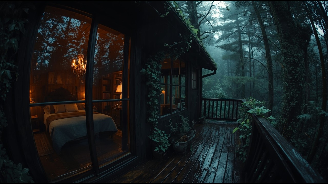 Soft Forest Rain Sounds 🌲 | Sleep Deeply with Nature