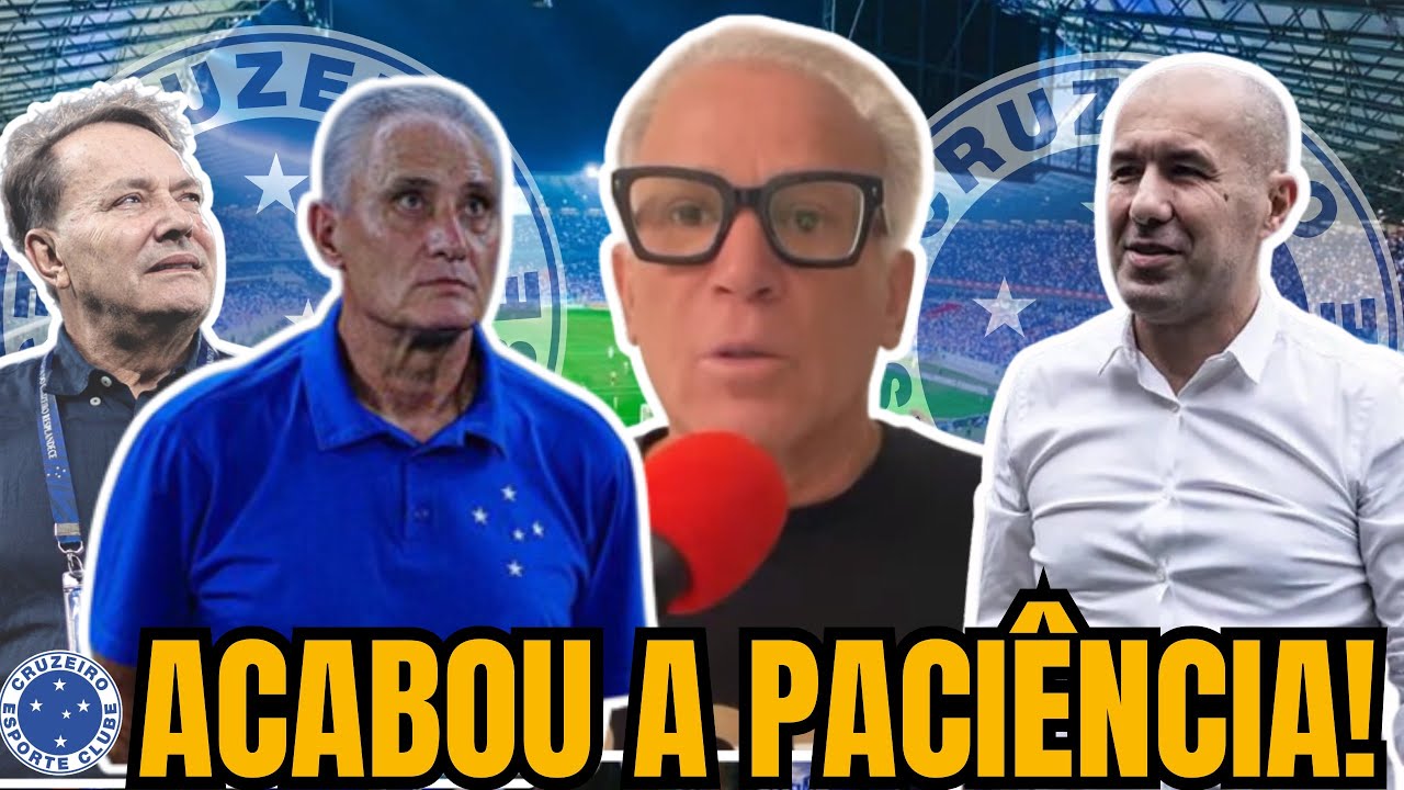 🚨 Após nova derrota do CRUZEIRO JAECI CRITICA DURAMENTE e pede saída de TITE