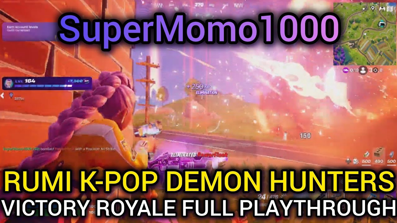 Victory Royale with the NEW Rumi Skin! (K-Pop Demon Hunters) | Full Playthrough 