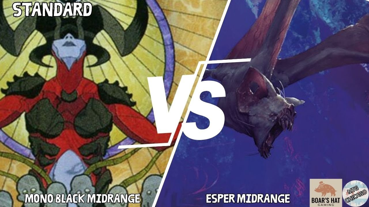 Mono Black Midrange VS Esper Midrange [MTG Standard] [Magic Con Chicago Prep]