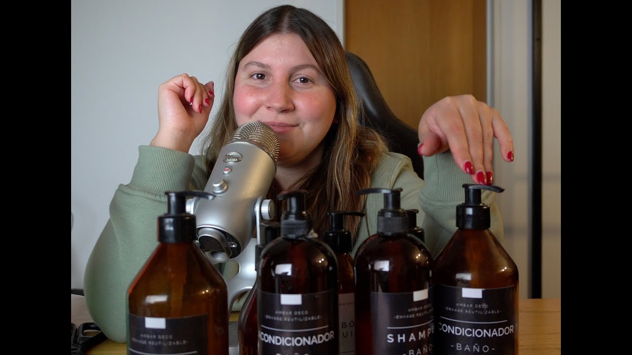 ASMR | Rellenando mis frasquitos reutilizables 🌍🧴🫧