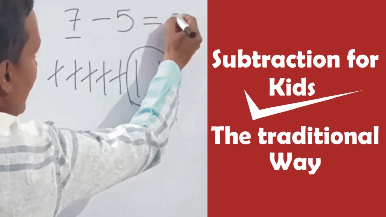 Subtraction for kids I Traditional method