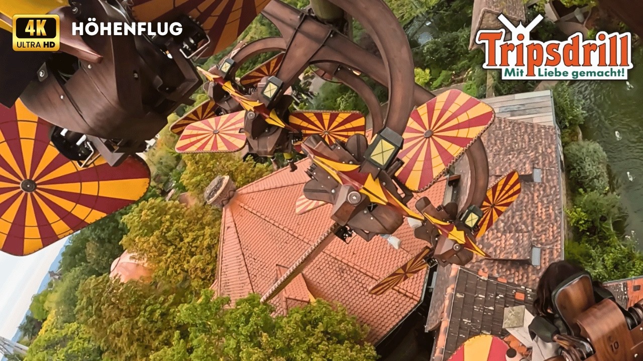 Höhenflug (Soaring) 4K On-Ride POV - Erlebnispark Tripsdrill