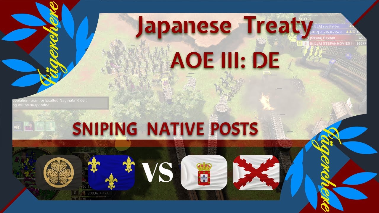 AOE III: DE | Some More Samuraing | 2v2 Treaty with Japanese