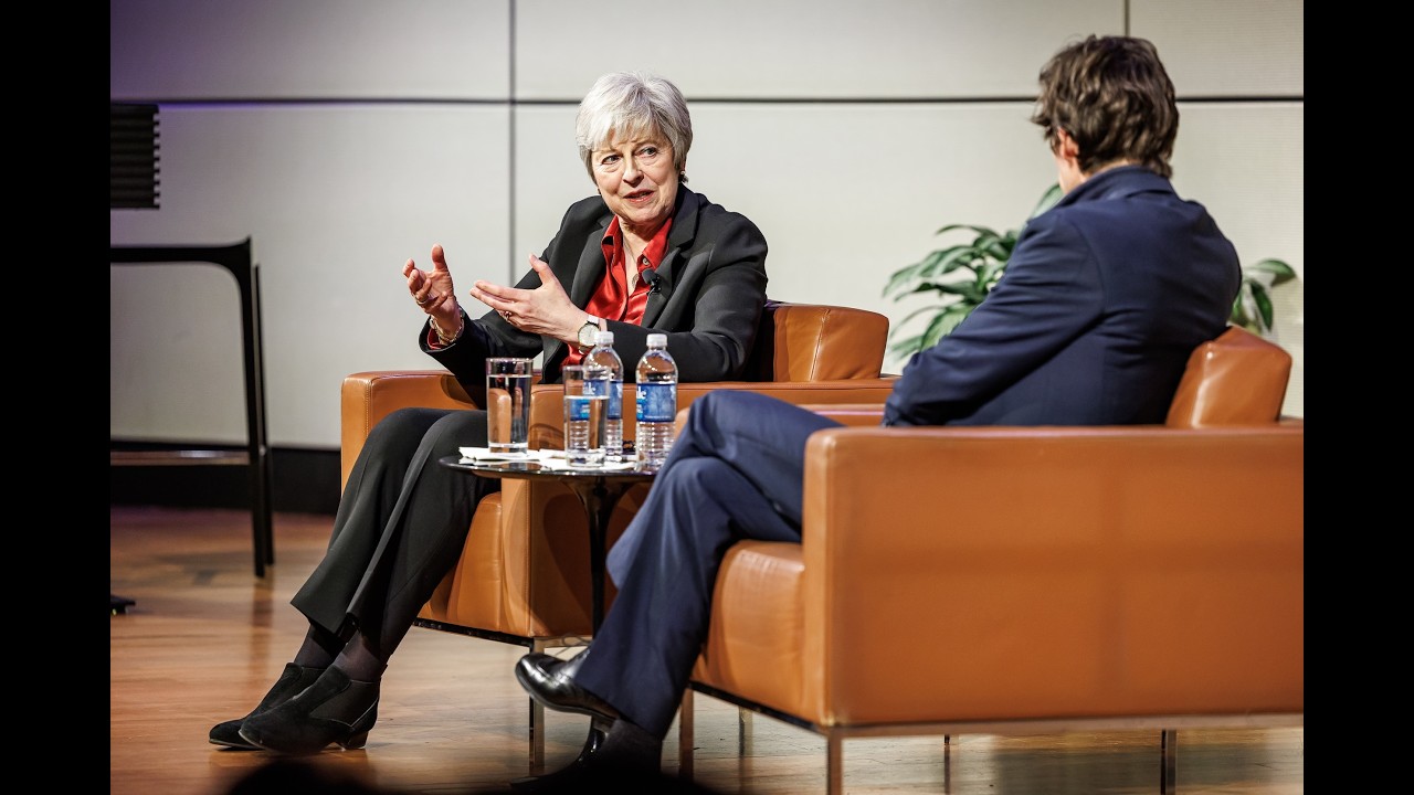 Defending democracy: Baroness Theresa May at Yale Jackson | Yale University