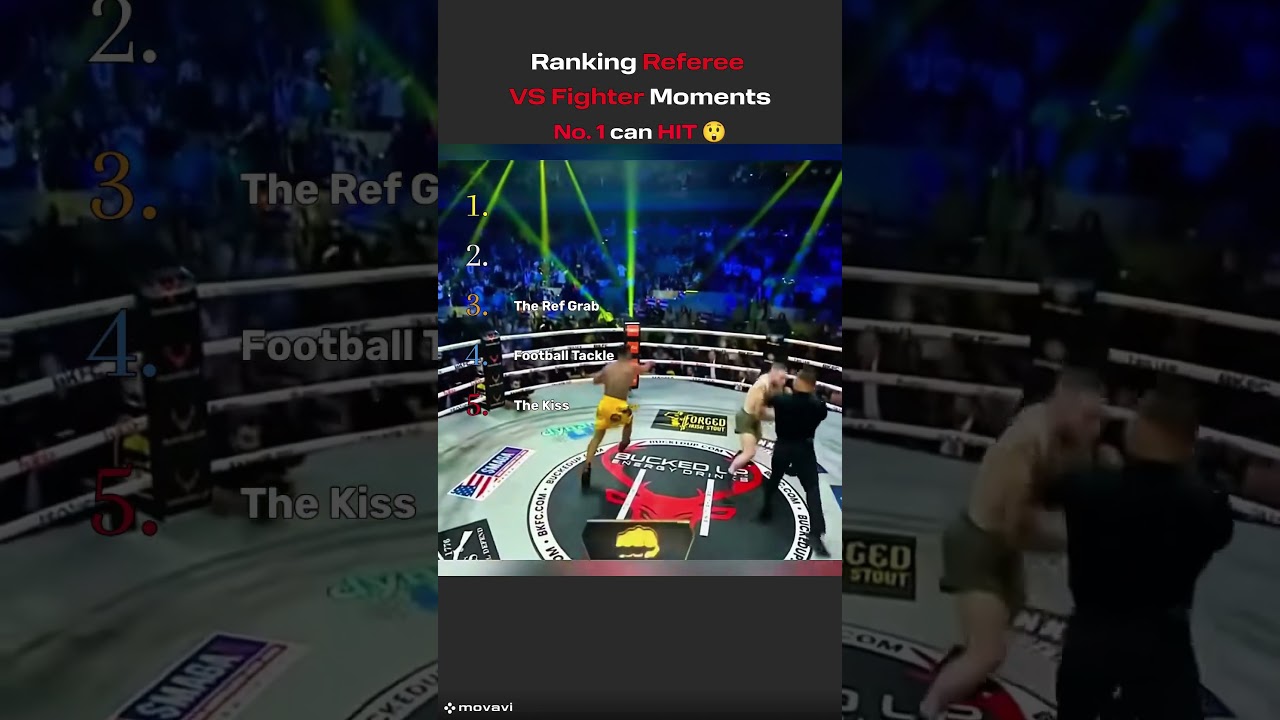 Ranking Referee VS Figthers Moments