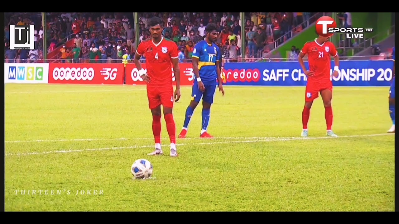 SAFF Championship!  Bangladesh 1-0 Sri Lanka.  Topu Barman's scored.Bangladesh football🔥🔥