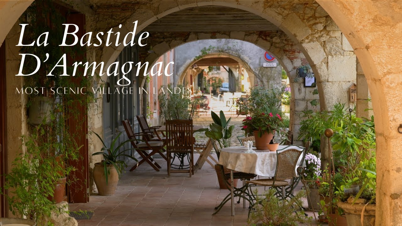 The Most Beautiful Village in Landes: La Bastide d'Armagnac