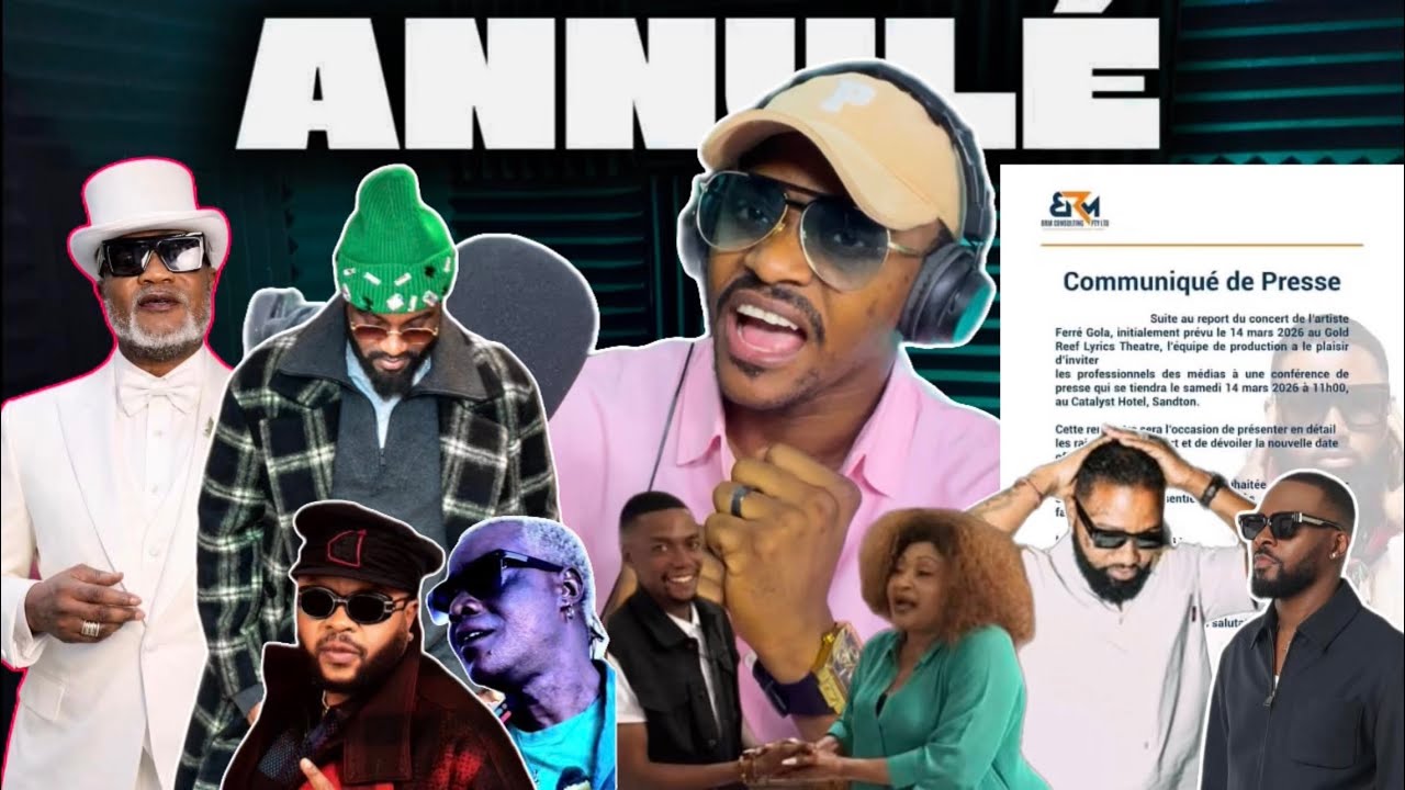FERRE CONCERT ANNULÉ!84 billets vendus+VISA,FALLY ETAIT CHOUCHOU de KOFFI?MBILIA BEL S’EXCUSE ENFIN!